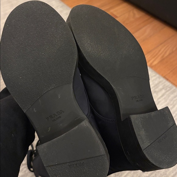 Prada AUTHENTIC knee lace up boots - Picture 3 of 6